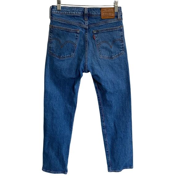 Levi's Wedgie Straight Medium Wash 25 X 27 - Excellent - Picture 6 of 13